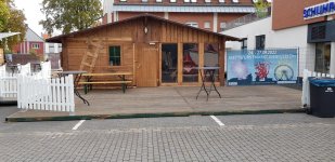 Aufbau Mettwurstmarkt in 59320 Ennigerloh Kirmesforum.de